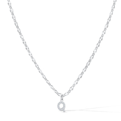 Gargantilla con inicial de diamante
