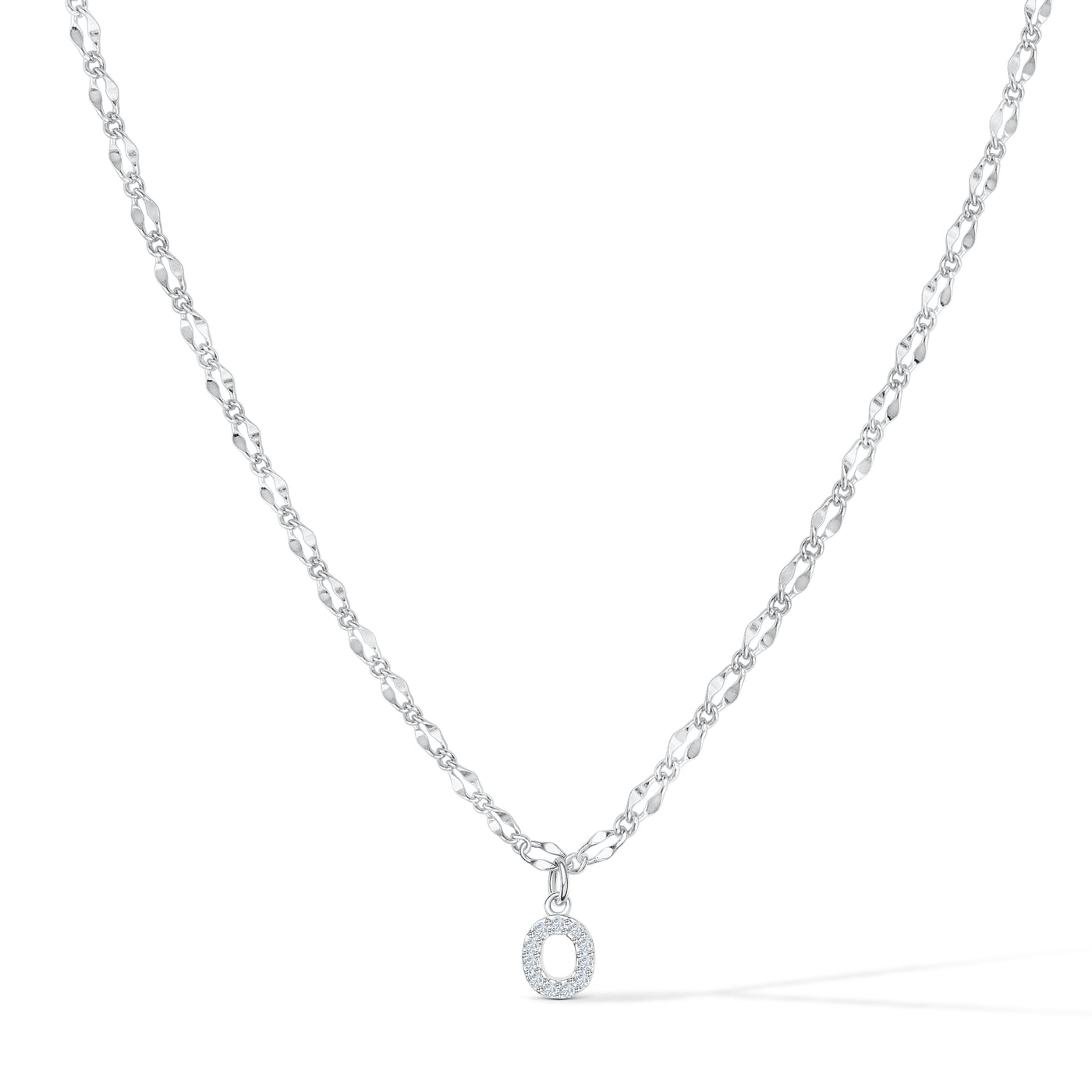 Gargantilla con inicial de diamante