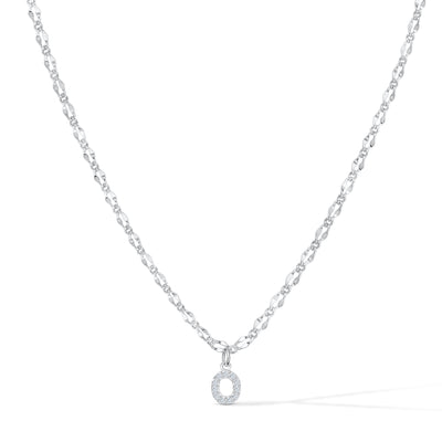 Gargantilla con inicial de diamante