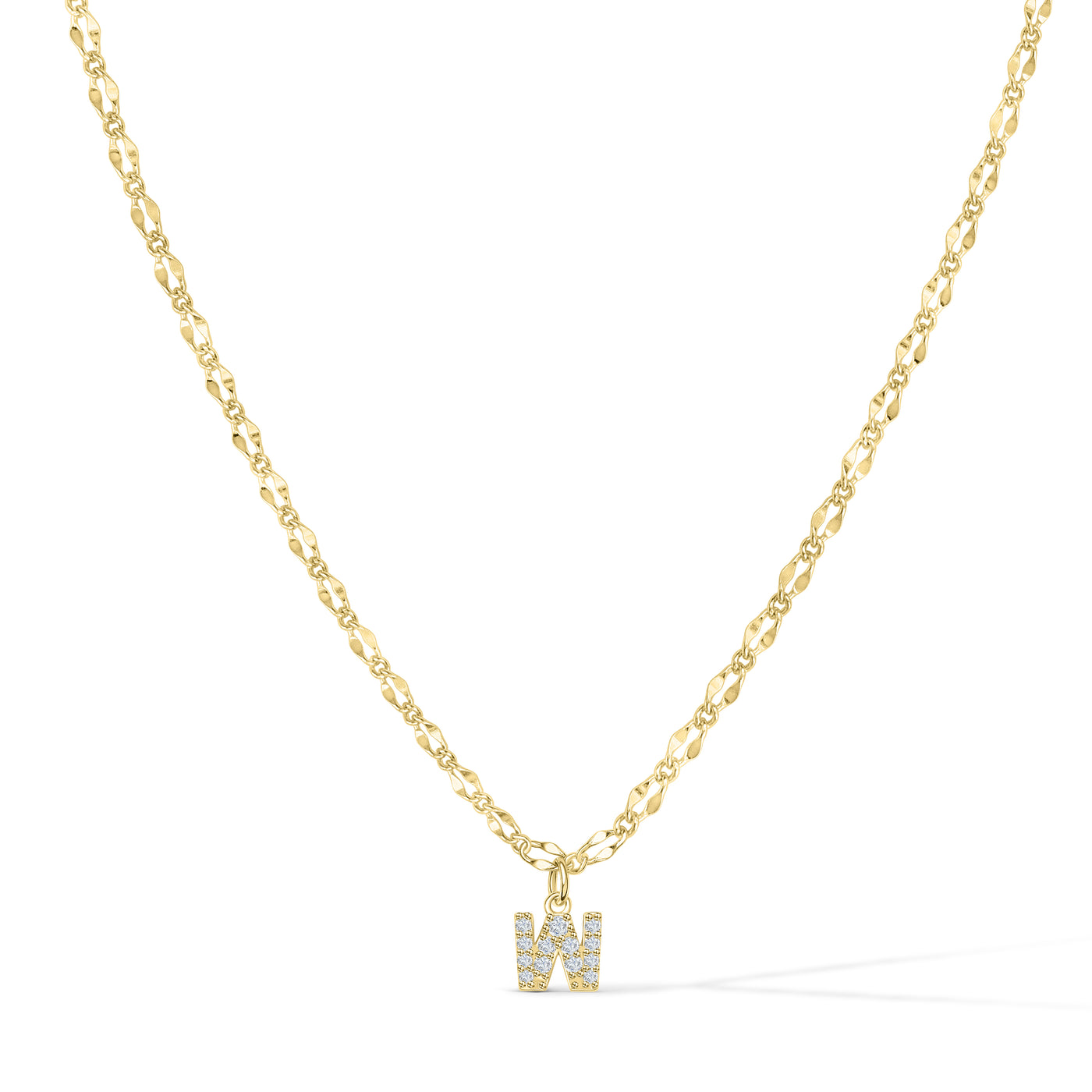 Gargantilla con inicial de diamante