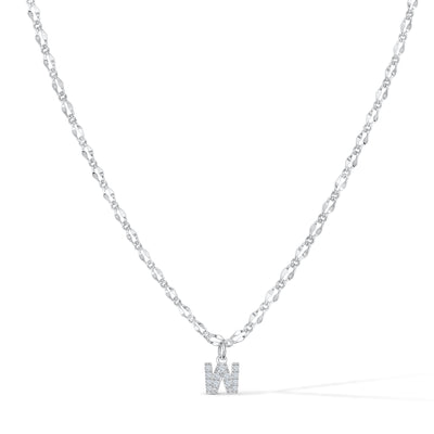 Gargantilla con inicial de diamante