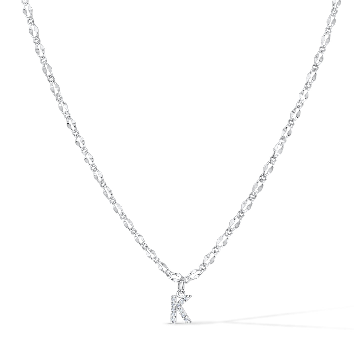 Gargantilla con inicial de diamante