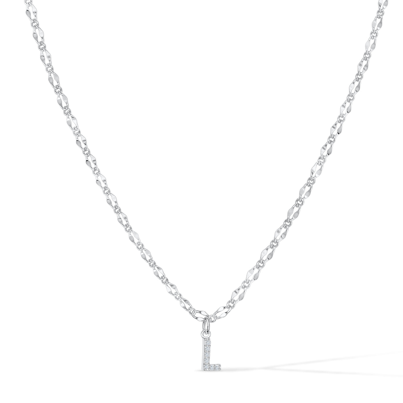 Gargantilla con inicial de diamante