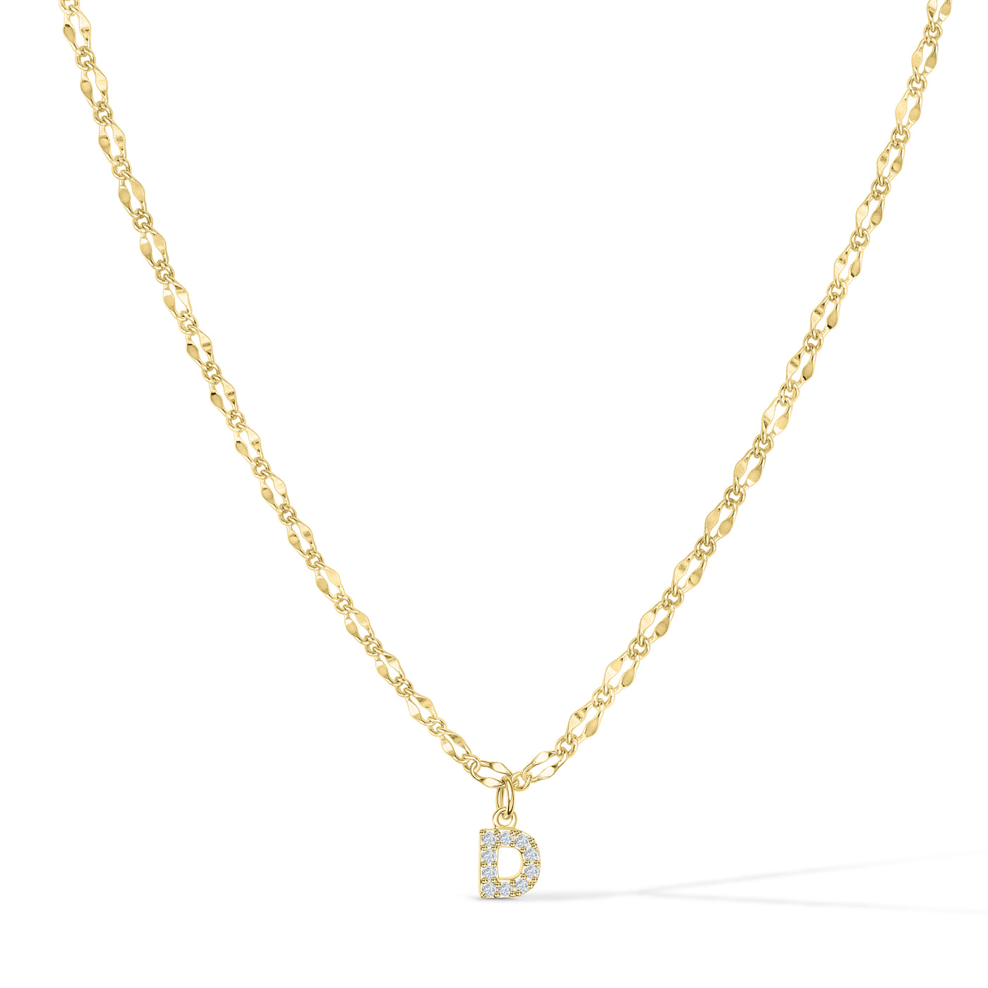 Gargantilla con inicial de diamante