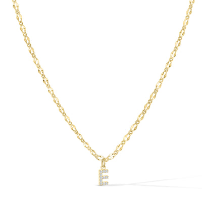 Gargantilla con inicial de diamante