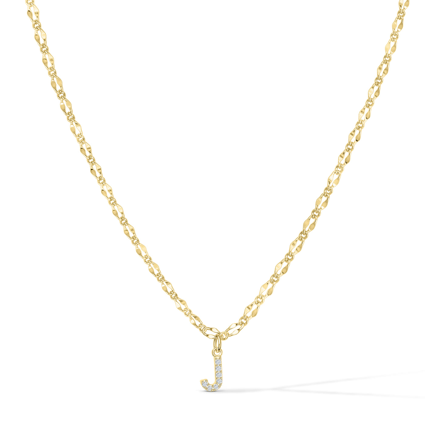 Gargantilla con inicial de diamante