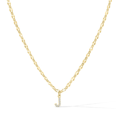 Gargantilla con inicial de diamante