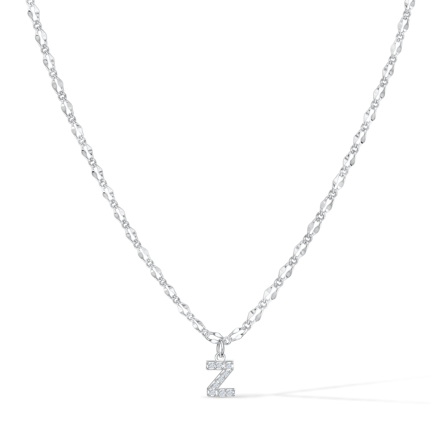 Gargantilla con inicial de diamante