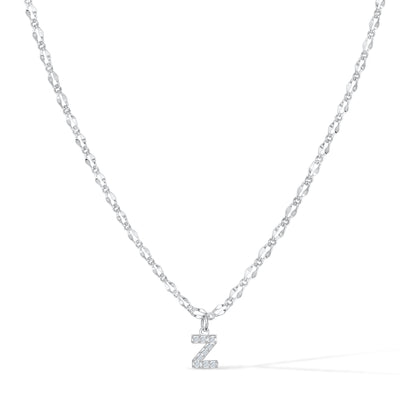 Gargantilla con inicial de diamante