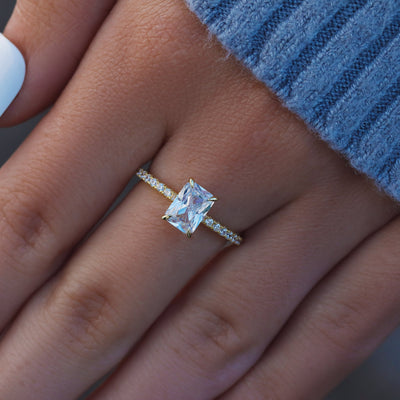 Eleganter Diamantring