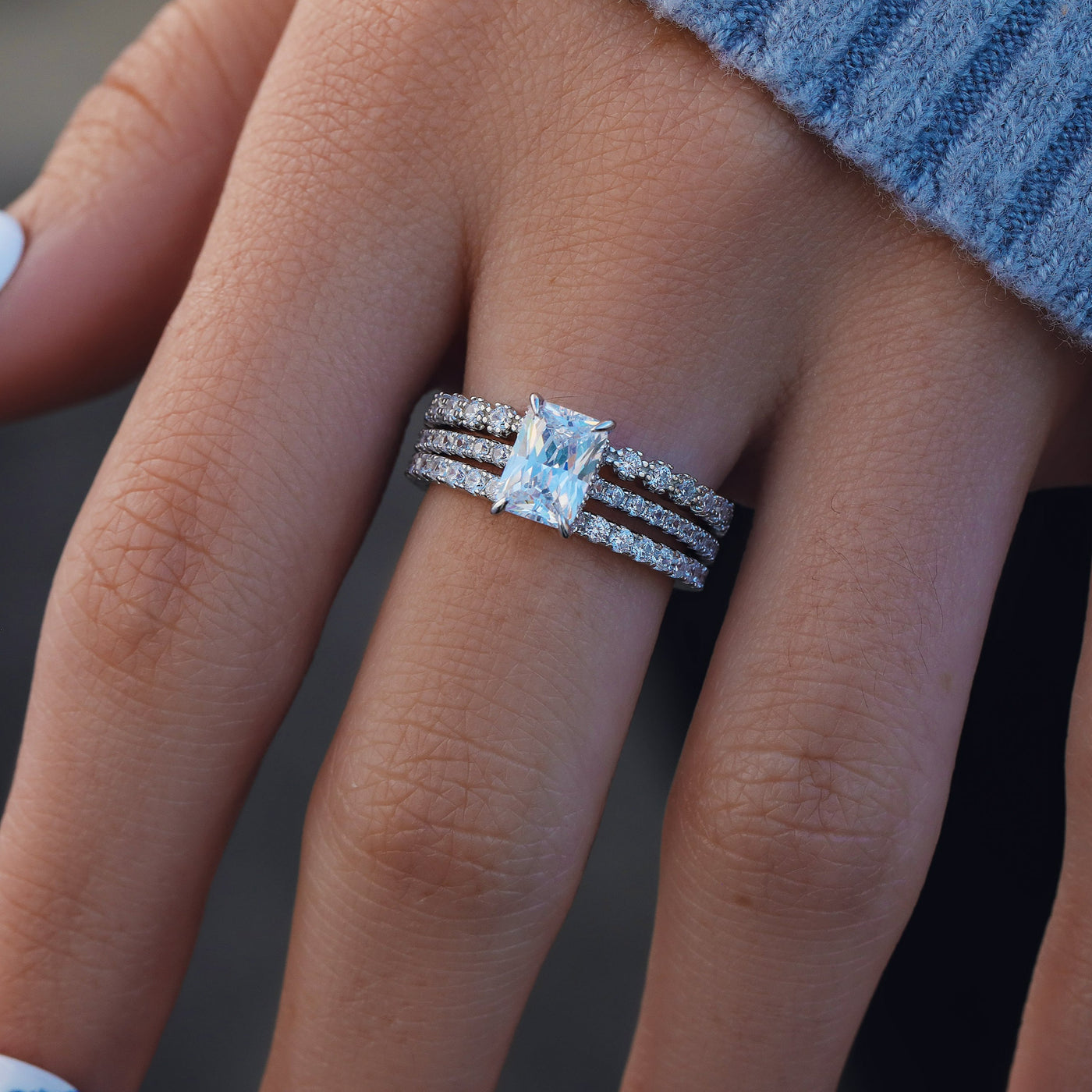Eleganter Diamantring