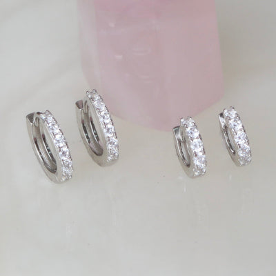 Diamant-Huggies-Set