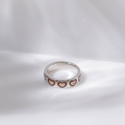 Bague Coeur Cacao