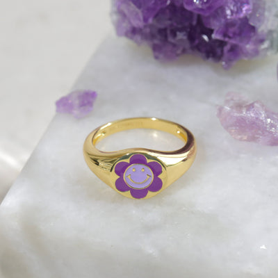 Anillo de flor de río