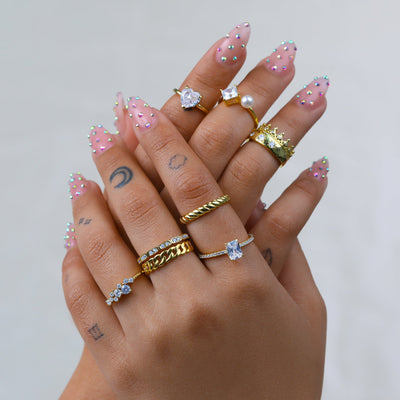 Eleganter Diamantring