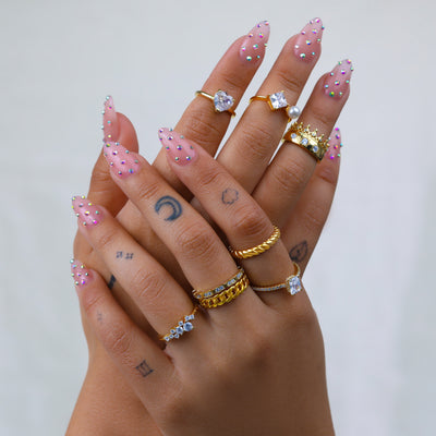 anillo torcido real