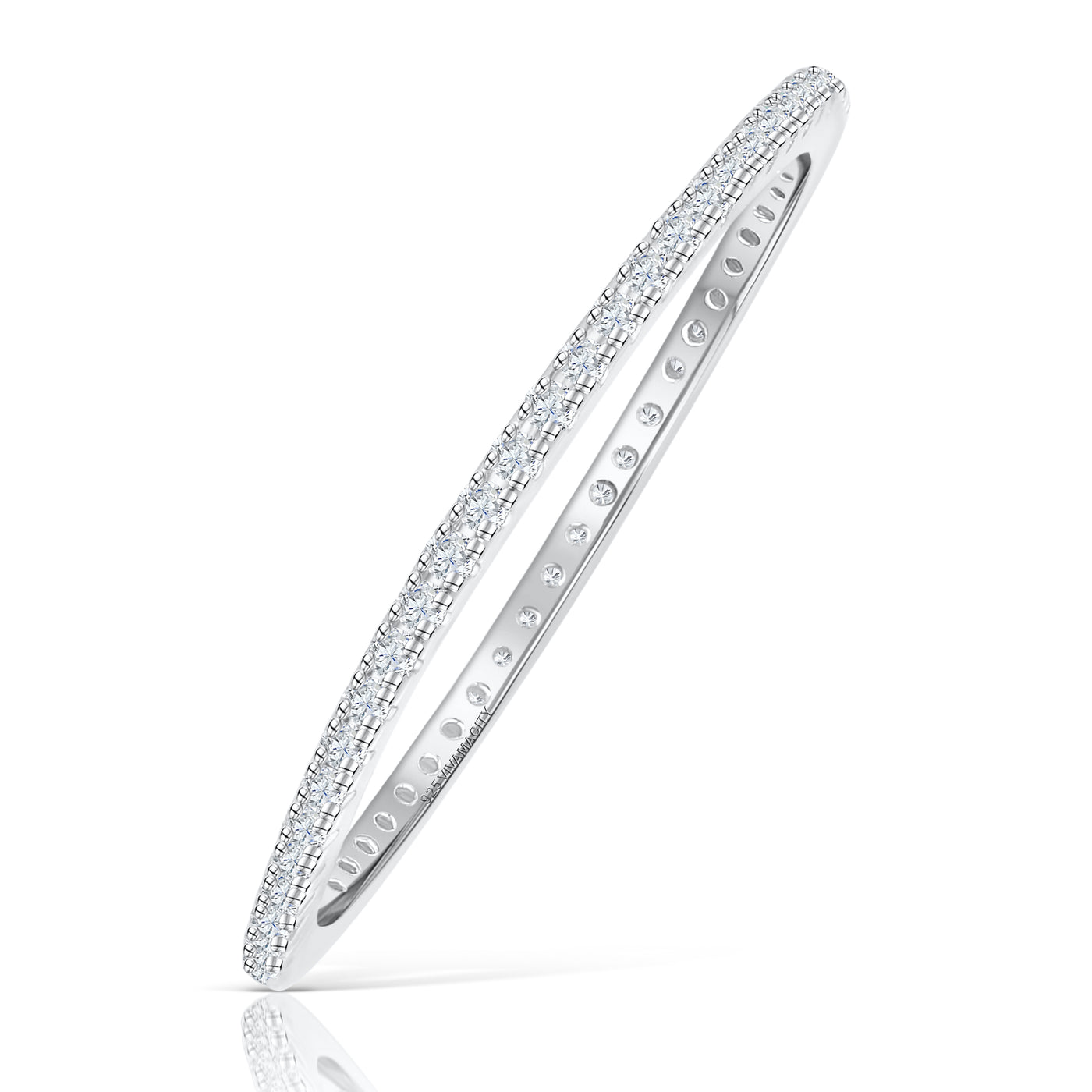 Anneau de bande de diamant de bébé