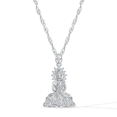 Collier bouddha majestueux