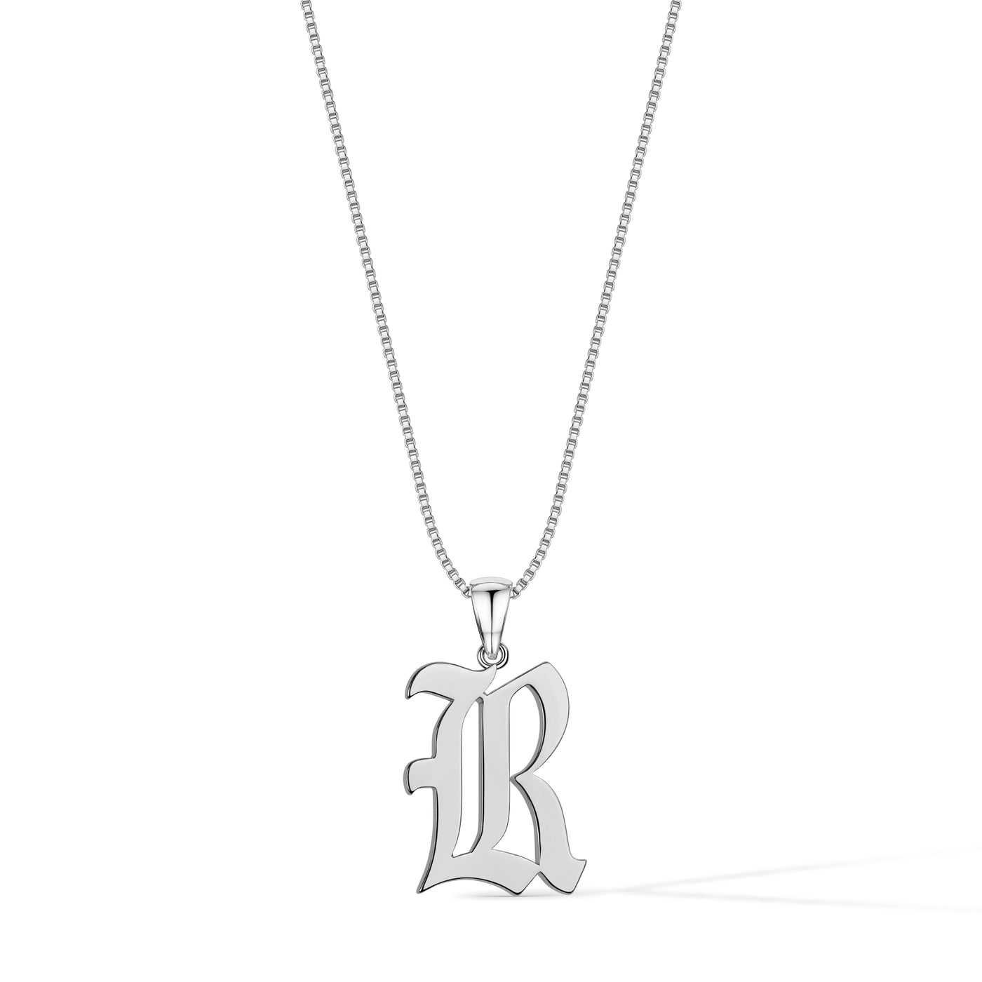 Gothic Initial Necklace