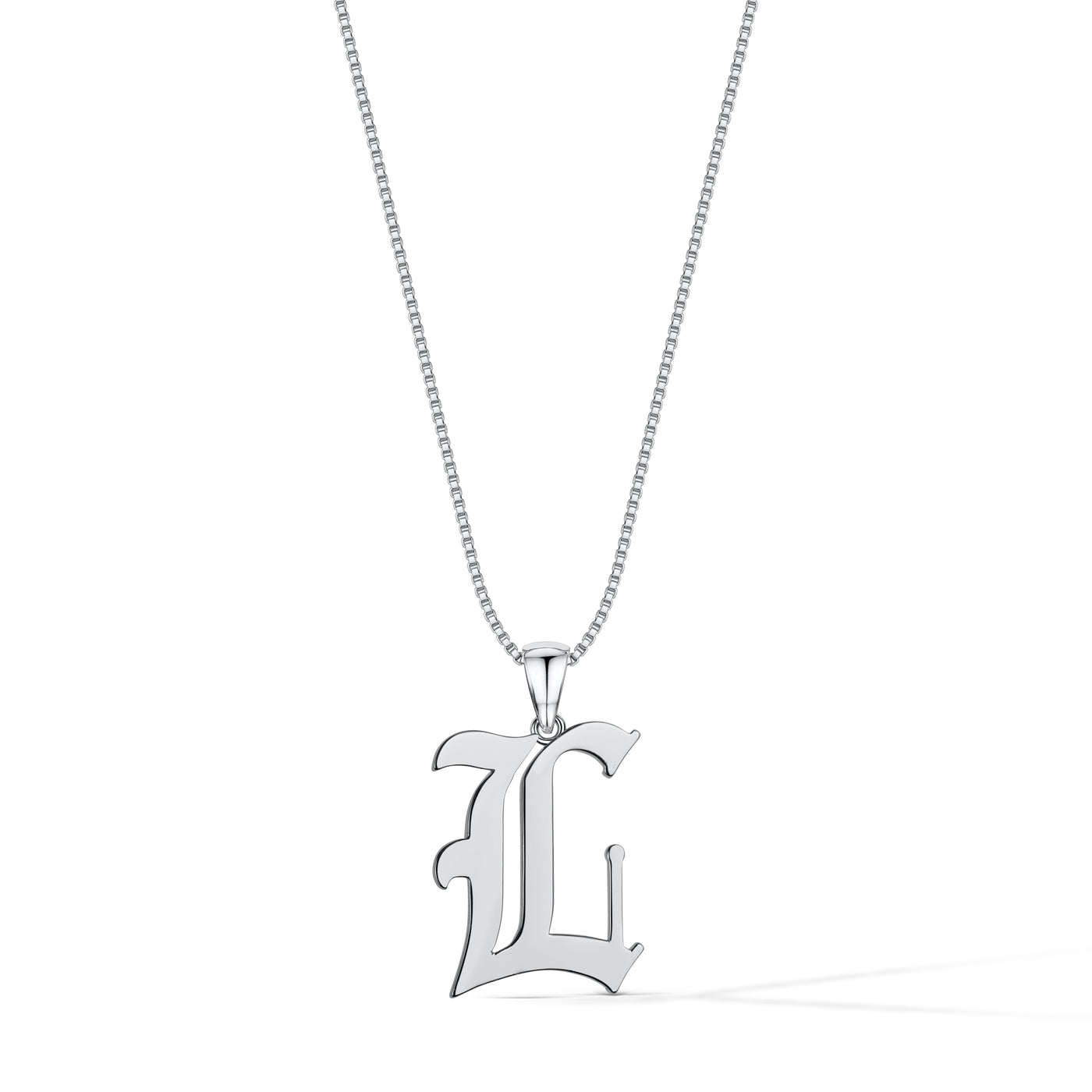 Collier Initiale Gothique