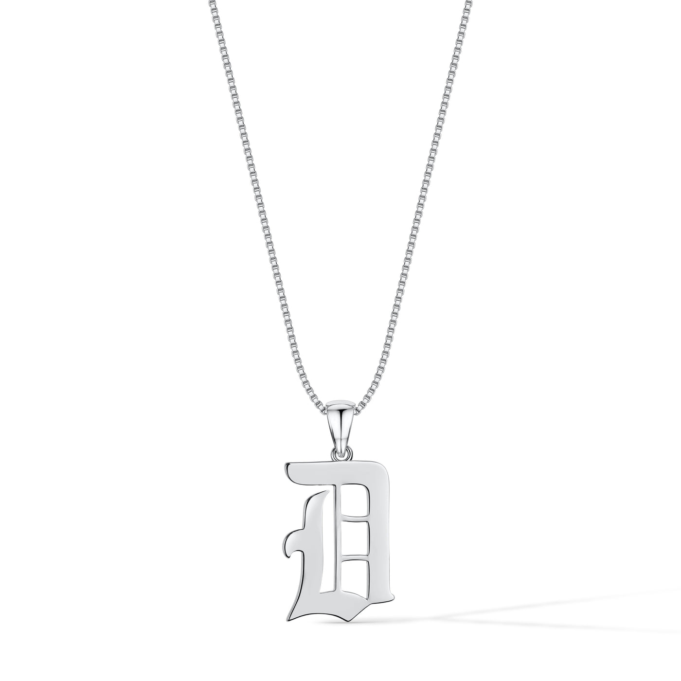 Gothic Initial Necklace