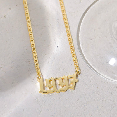 Birth Year Necklace