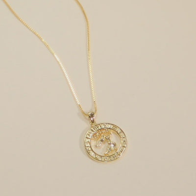 Collar de monedas del zodiaco