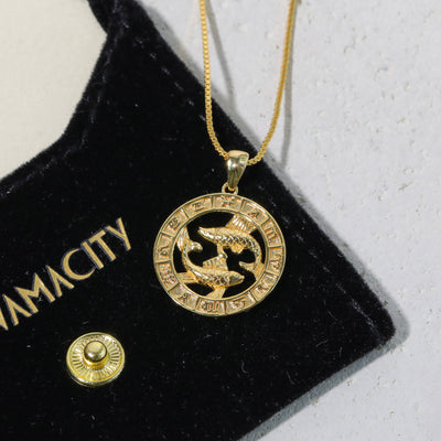 Collar de monedas del zodiaco