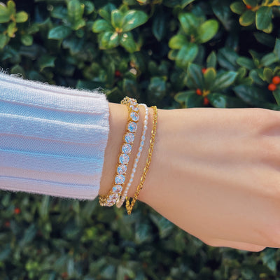 Pulsera de perlas de agua dulce