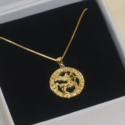 Collar de monedas del zodiaco