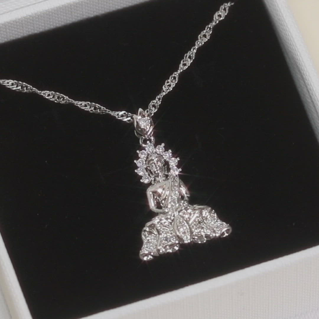 Collier bouddha majestueux