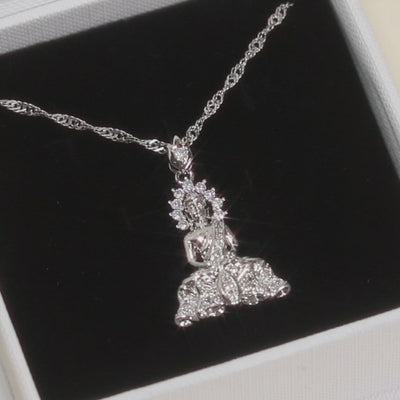 Collier bouddha majestueux