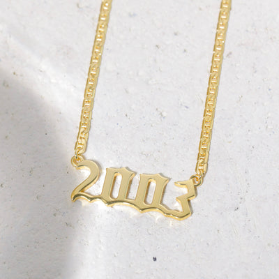 Birth Year Necklace