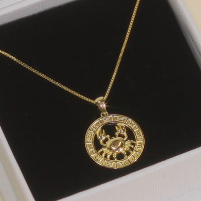 Collar de monedas del zodiaco