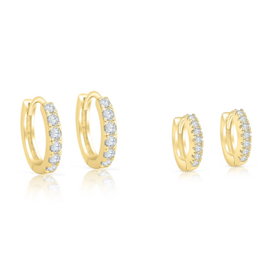 Diamant-Huggies-Set