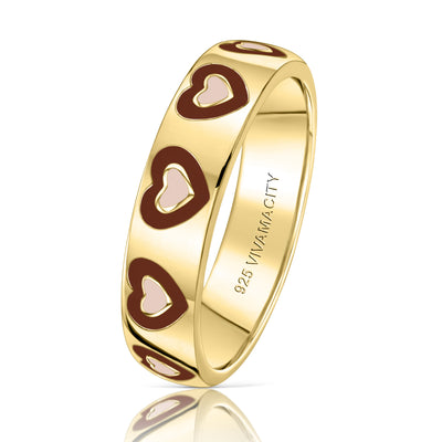 Bague Coeur Cacao