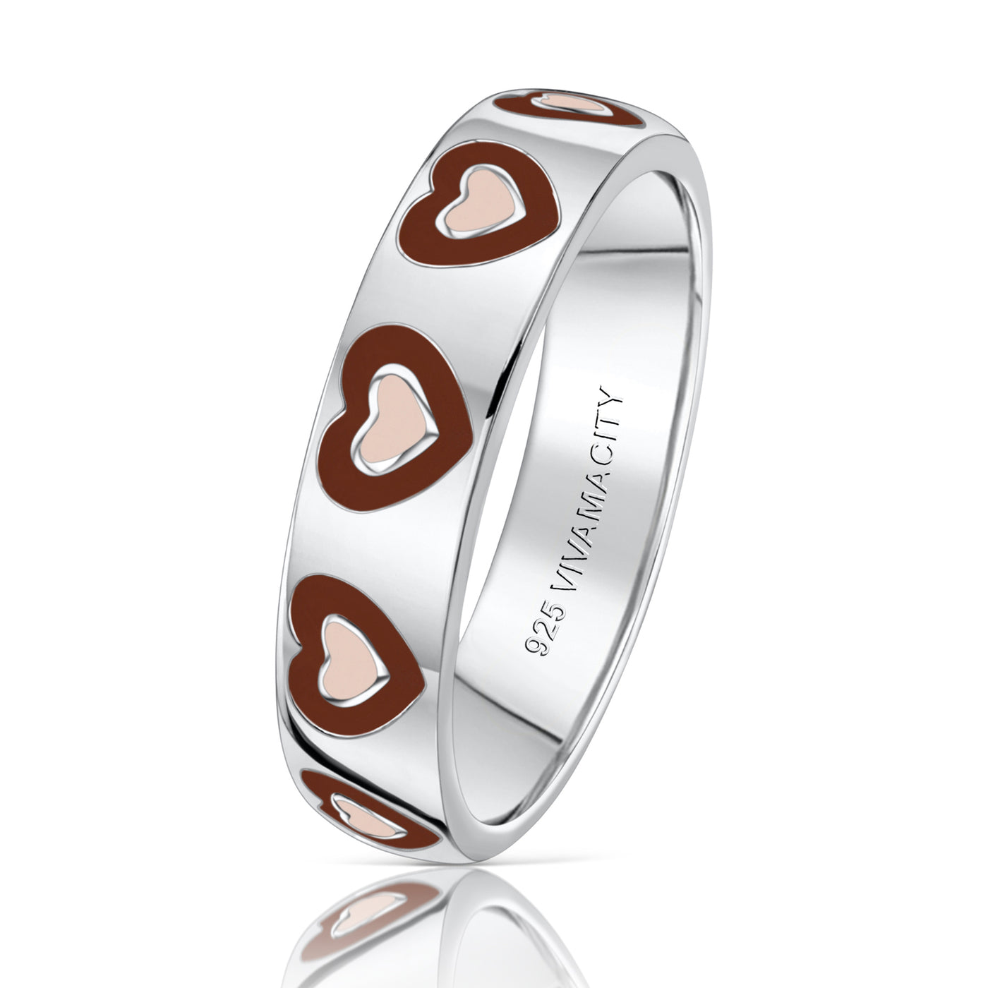 Cocoa Heart Ring