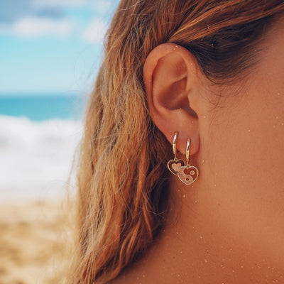 Boucles d'oreilles Latte Love
