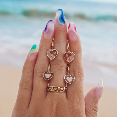 Cocoa Heart Ring