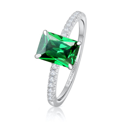 anillo esmeralda
