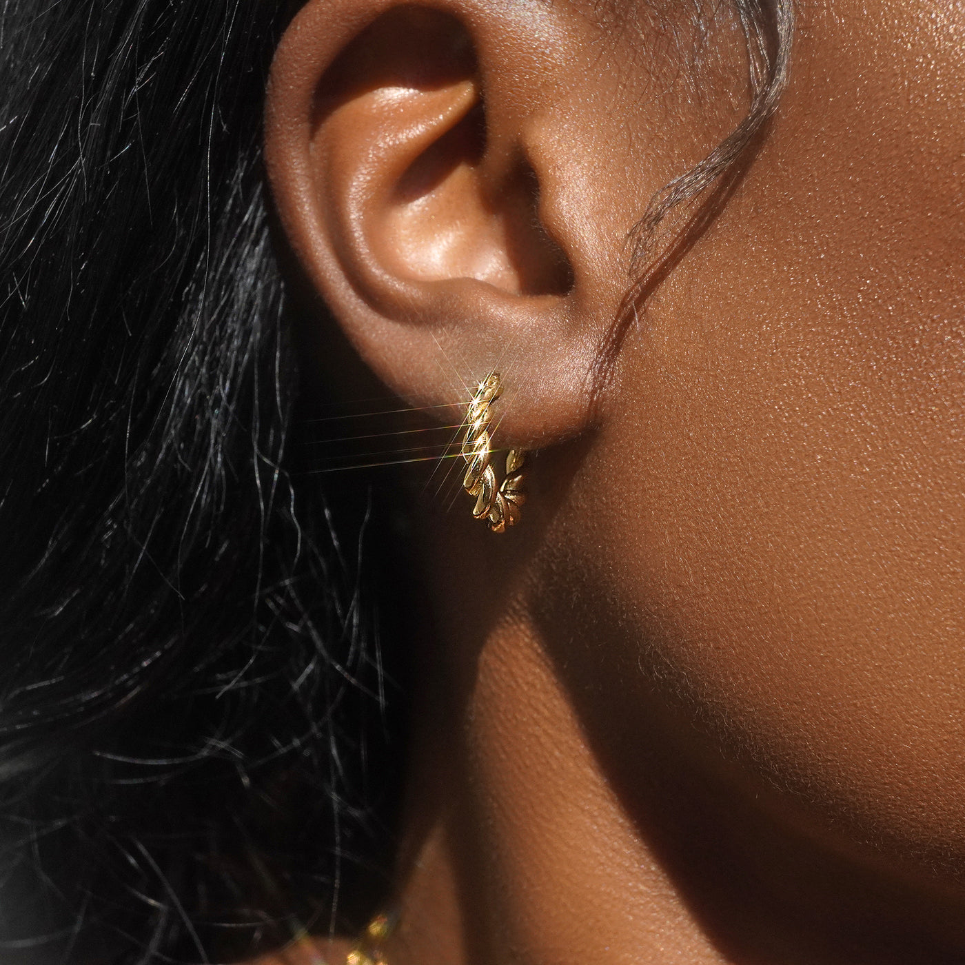 Vintage Twist Hoops