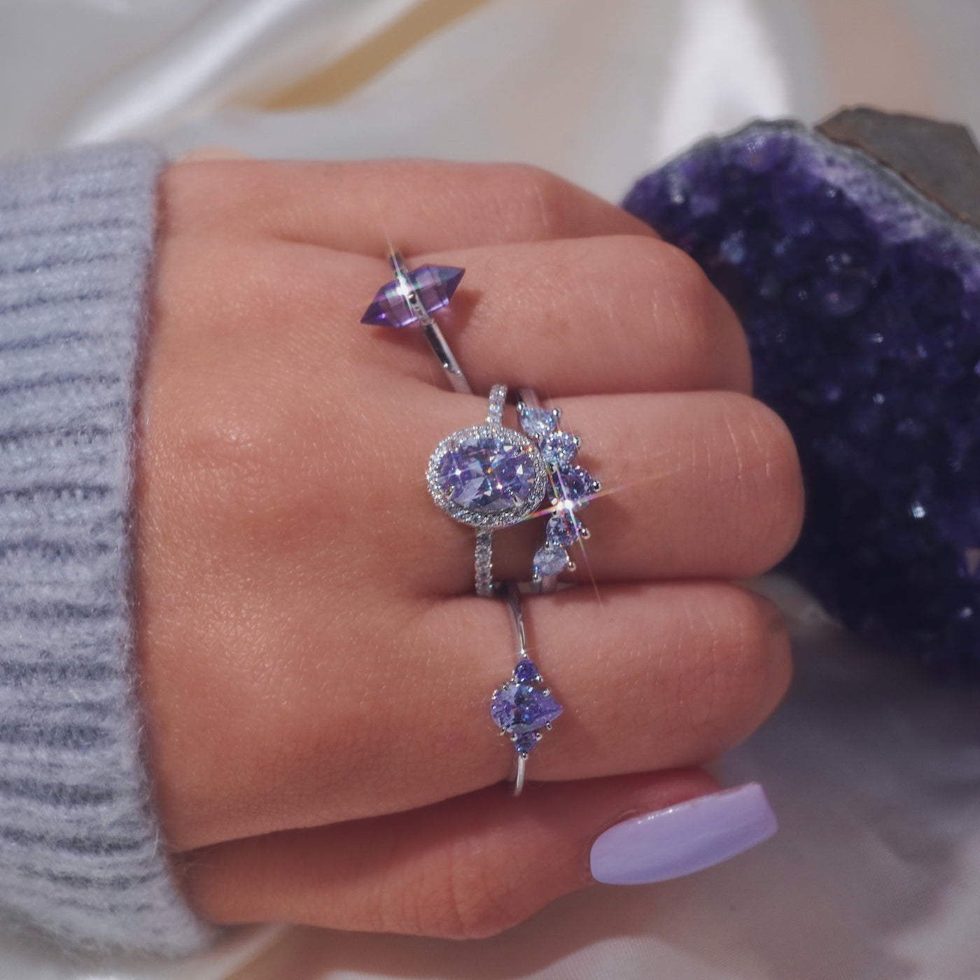 Amethyst-Kalei-Ring