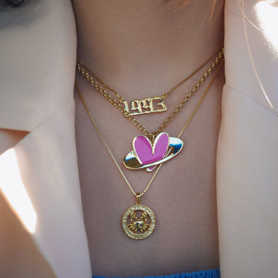 Collar de monedas del zodiaco