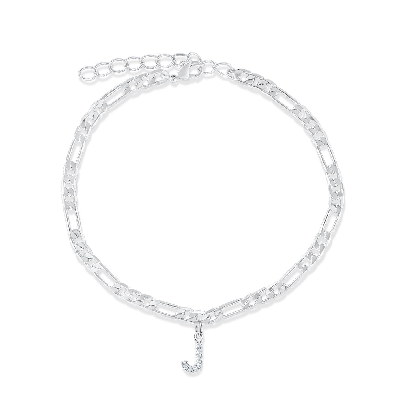 Diamond Initial Anklet