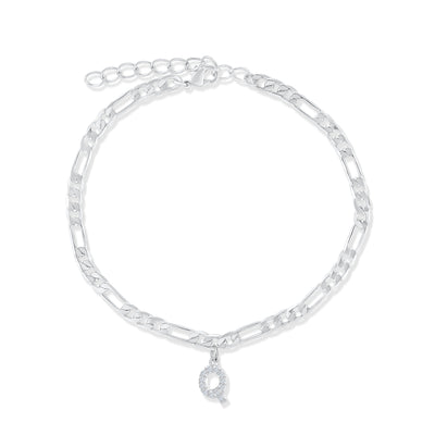 Diamond Initial Anklet