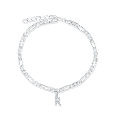 Diamond Initial Anklet