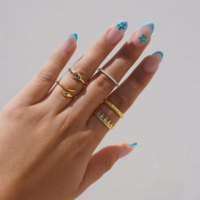 anillo torcido real