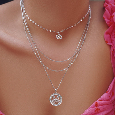 Collar de monedas del zodiaco