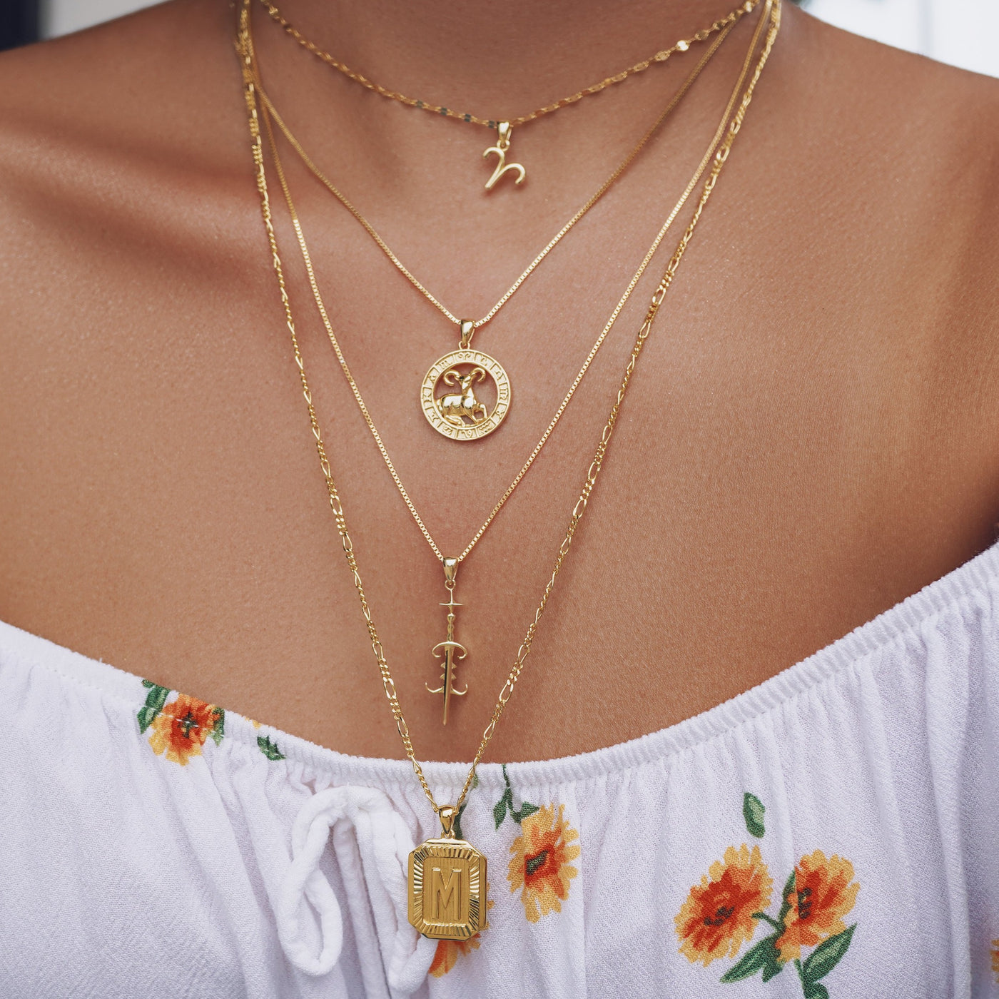 Zodiac Coin Necklace