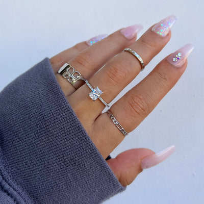 Eleganter Diamantring